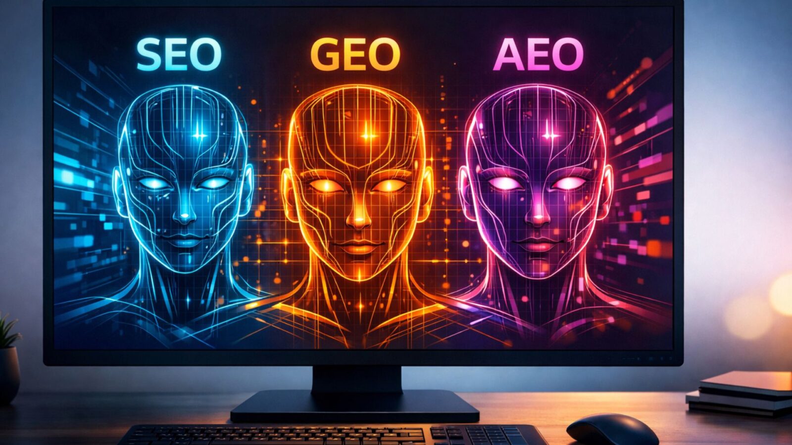 Ce înseamnă SEO, GEO și AEO și care este diferența dintre ele?